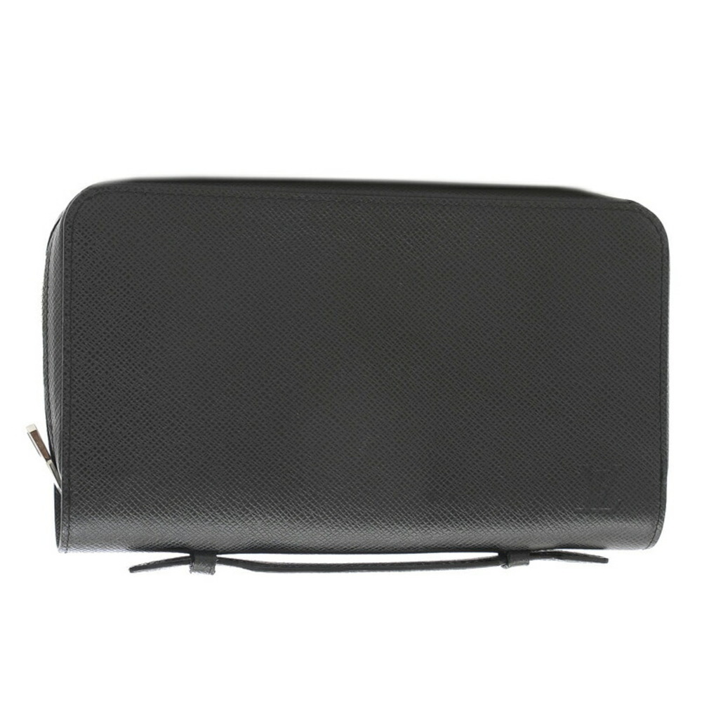 LOUIS VUITTON Taiga Zippy XL Round Zipper Long Wallet Noir M44275 - Picture 9 of 9